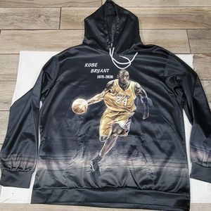 Kobe Bryant black mens hoodie XL